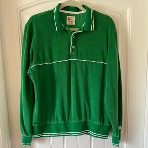 Todd Snyder X Champion Racquet Club Collection Airows Green Crewneck Sweater